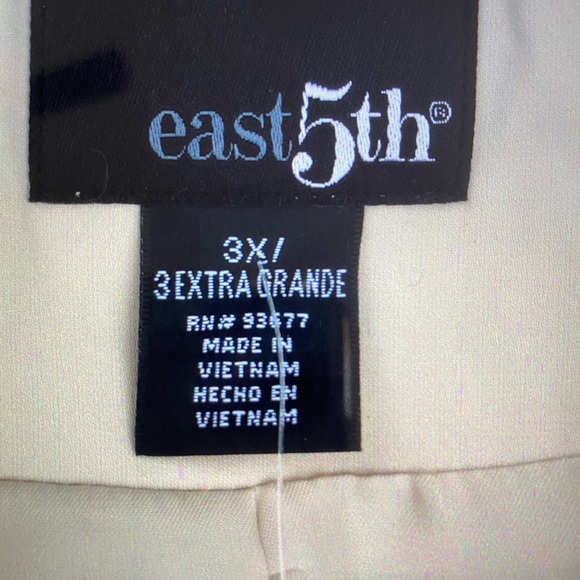 East 5th trench spring Trench Coat womens, size 3X beige color - Picture 8 of 15
